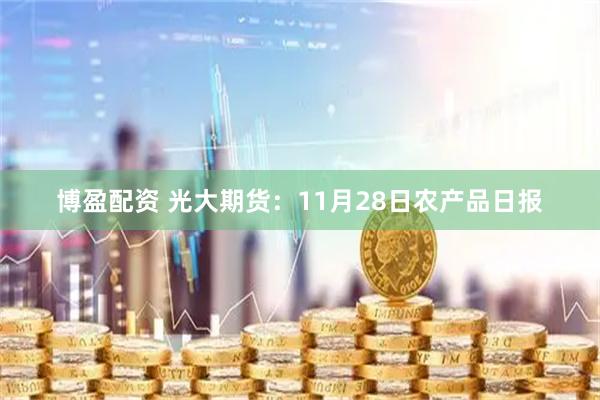博盈配资 光大期货：11月28日农产品日报